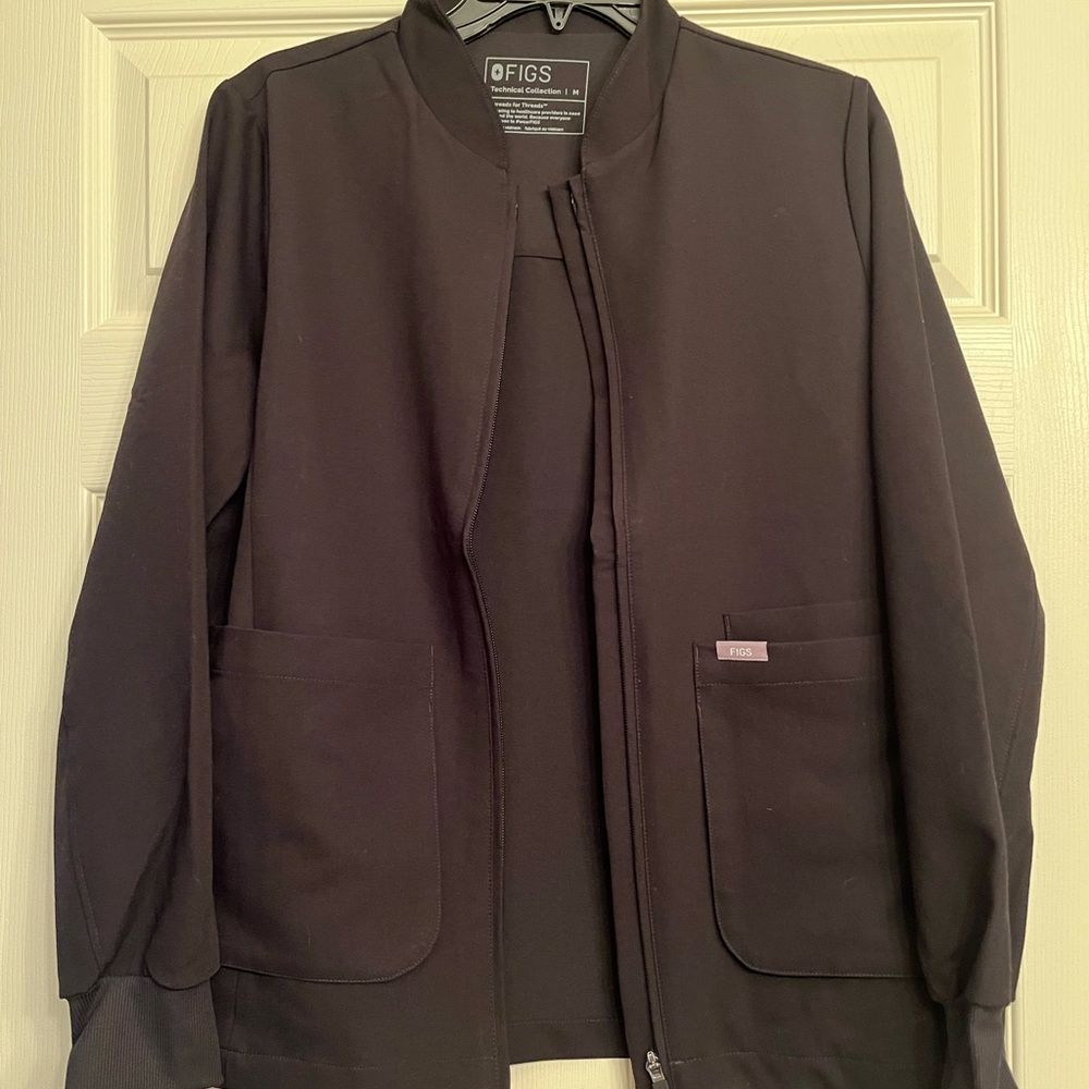 Figs Black Scrub Jacket - Picture 6 of 6